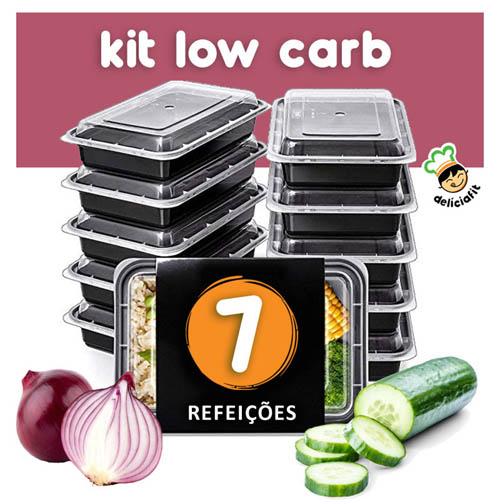 Kit LOW CARB ★ 7 Marmitas - Imagem 2