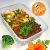 Carne de Panela Desfiada e Mix de Legumes
