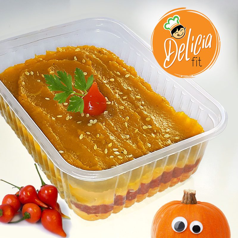 Escondidinho de Abóbora com Carne de Panela Desfiada