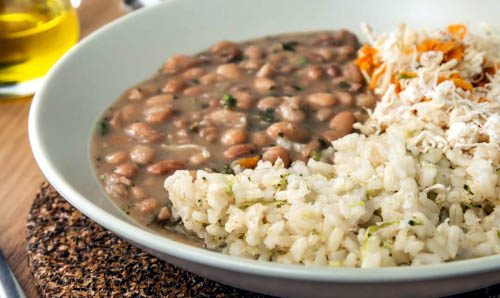 arroz com feijão
