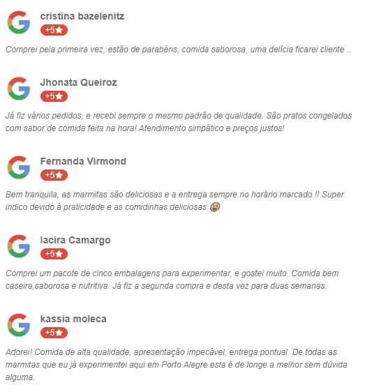 depoimentos de clientes delicia fit marmitas porto alegre