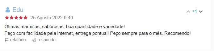 delicia fit comida congelada porto alegre depoimento de clientes