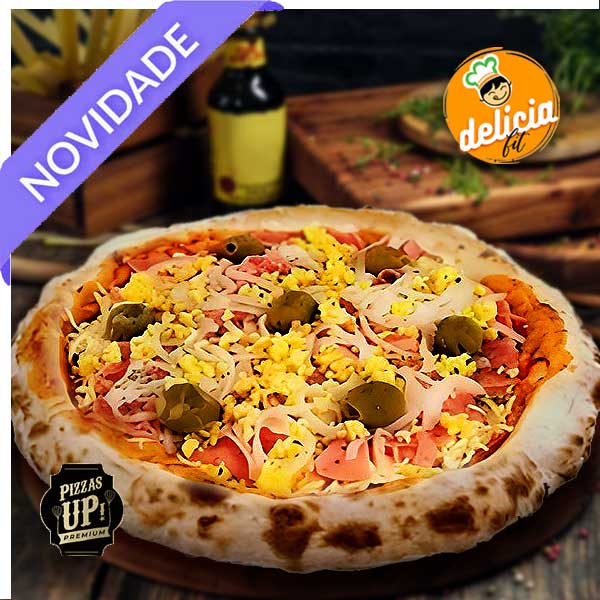 Pizza Up! Portuguesa ★ Novidade! pizza up congelada portuguesa delicia fit porto alegre tele entrega