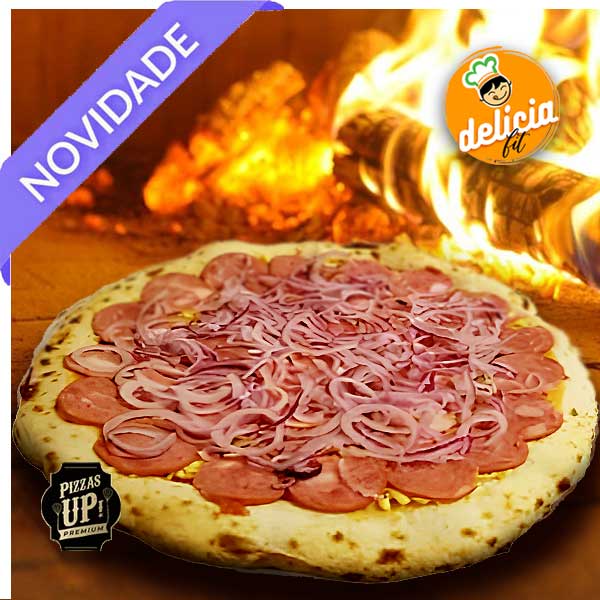 Pizza Up! Calabresa com Cebola ★ Novidade! pizza up congelada calabresa delicia fit porto alegre tele entrega